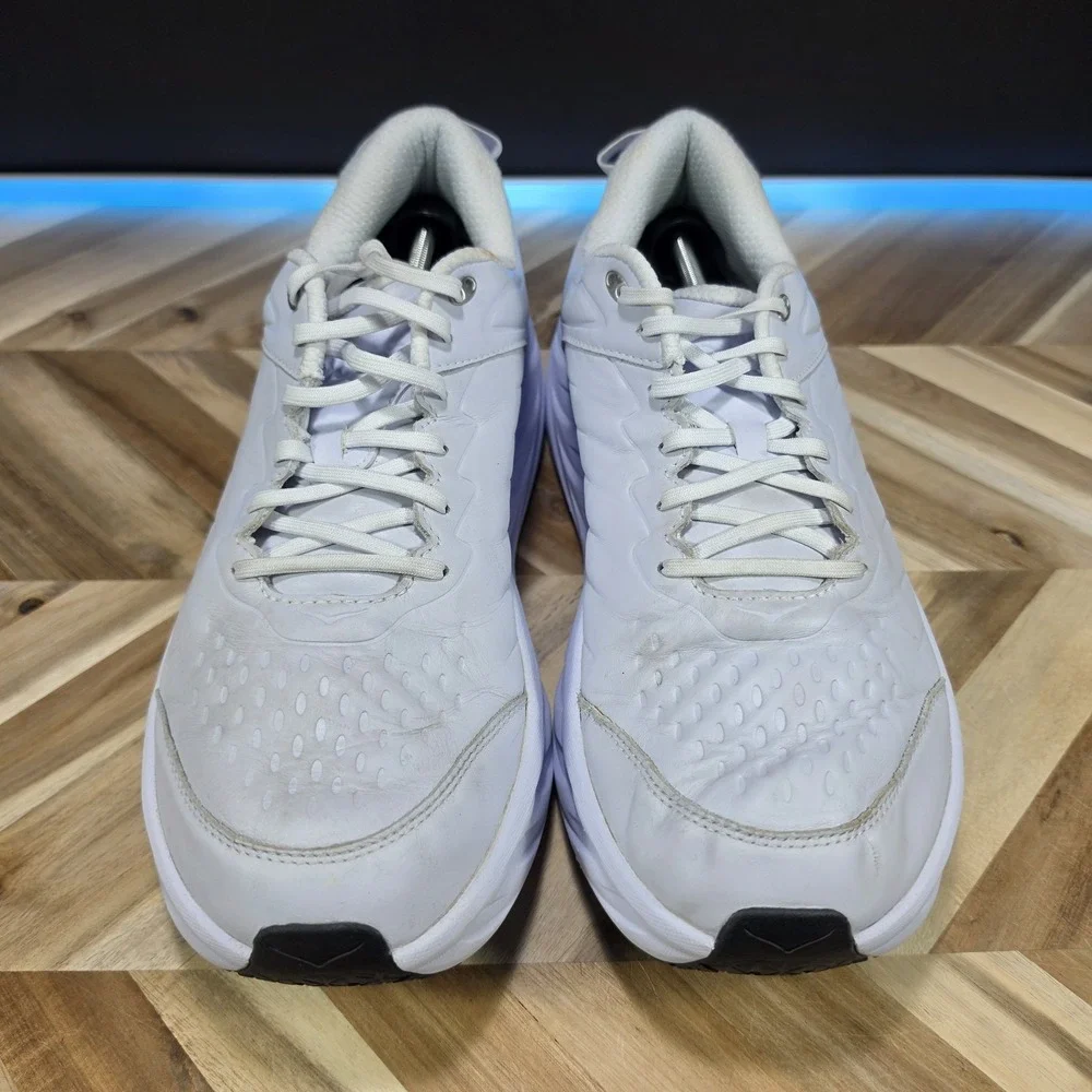 Men's Size 15 - Hoka One One HOKA Bondi SR White sneaker Slip Resistant Work